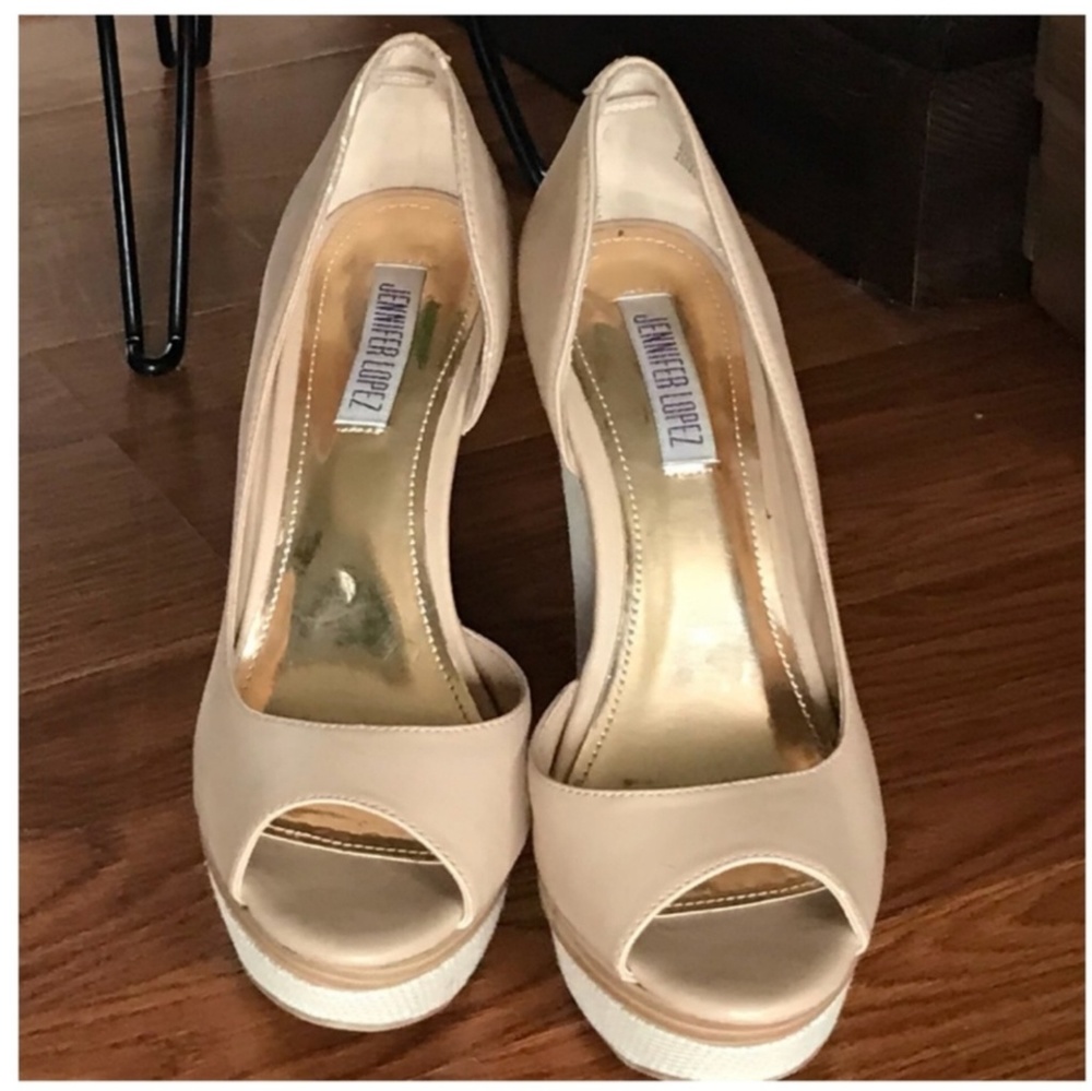 Jennifer Lopez nude wedges- 8